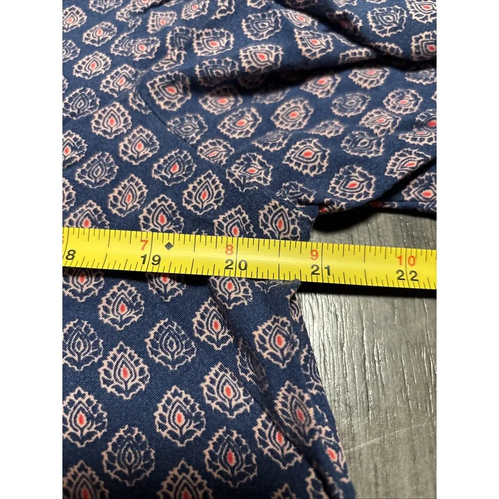Faded Glory Rayon Dress Womens‎ L Paisley Boho Cottagecore Festival Hippie - Picture 7 of 8